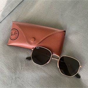 RAYBAN Hexagonal Flat Lenses Sunglasses
